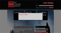 Desktop Screenshot of mylondondream.com