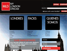 Tablet Screenshot of mylondondream.com